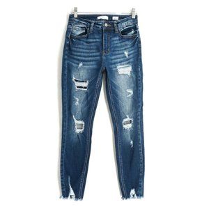 Kancan Signature Curvy Mid Rise Ankle Skinny jeans